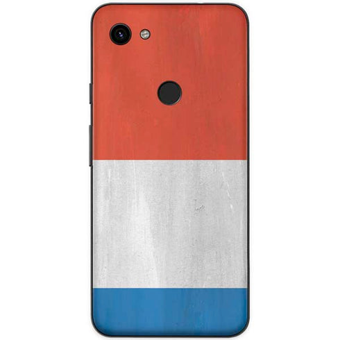 Netherlands Flag Distressed Google Pixel 3a Skin